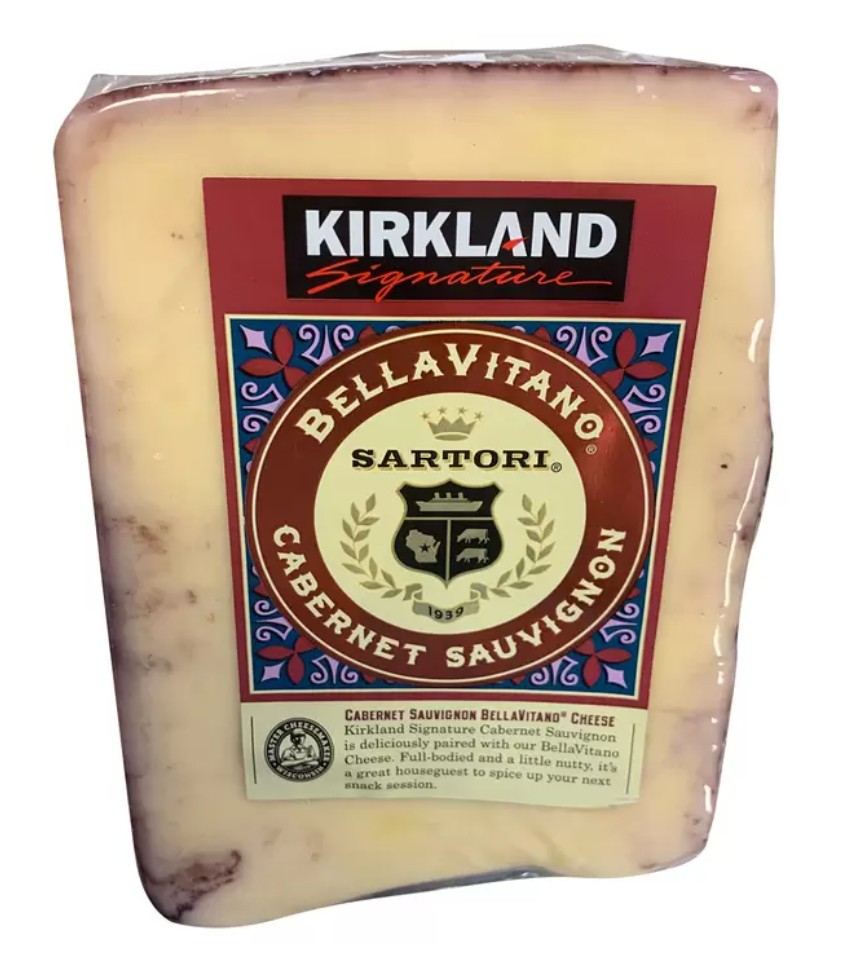 Kirkland Signature Cabernet Sauvignon Bellavitano Cheese, 454g